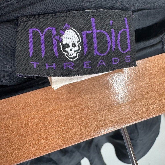 Morbid Threads 90’s Tiered Lace up Skirt - Picture 3 of 6